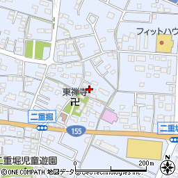 愛知県小牧市二重堀467周辺の地図