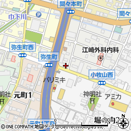 愛知県小牧市曙町31周辺の地図