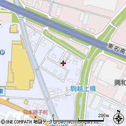 愛知県小牧市二重堀47周辺の地図