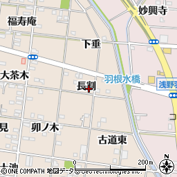 愛知県一宮市浅野長割22周辺の地図