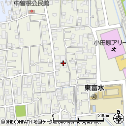 神奈川県小田原市中曽根338周辺の地図
