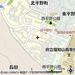 京都府福知山市西平野町60周辺の地図