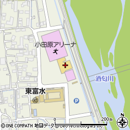 神奈川県小田原市中曽根274周辺の地図