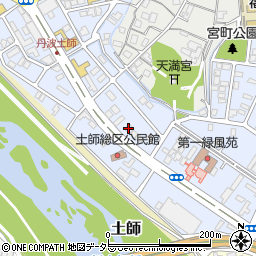 日交商事福知山展示場周辺の地図