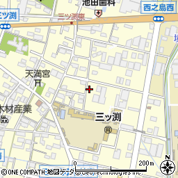 愛知県小牧市三ツ渕1658-3周辺の地図