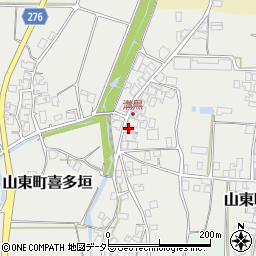 兵庫県朝来市山東町溝黒307周辺の地図