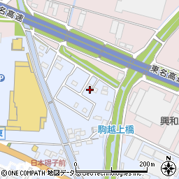 愛知県小牧市二重堀52周辺の地図