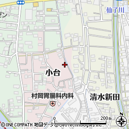 神奈川県小田原市小台53周辺の地図