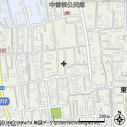 神奈川県小田原市中曽根8周辺の地図