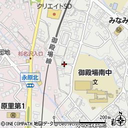 静岡県御殿場市萩原1318-5周辺の地図