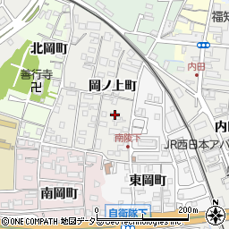 京都府福知山市岡ノ上町45周辺の地図