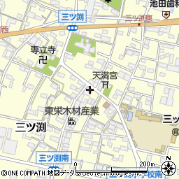 愛知県小牧市三ツ渕538周辺の地図