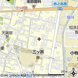 愛知県小牧市三ツ渕1662周辺の地図