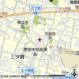 愛知県小牧市三ツ渕577周辺の地図