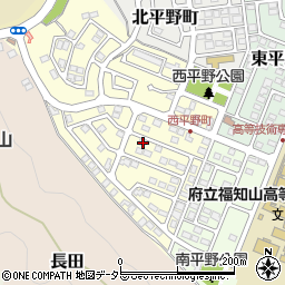 京都府福知山市西平野町58周辺の地図
