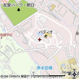 矢崎総業寮周辺の地図