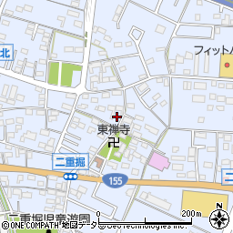 愛知県小牧市二重堀517周辺の地図