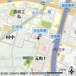 愛知県小牧市村中26周辺の地図