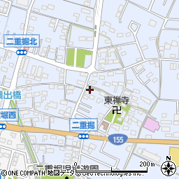 愛知県小牧市二重堀506周辺の地図
