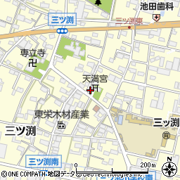 愛知県小牧市三ツ渕467周辺の地図