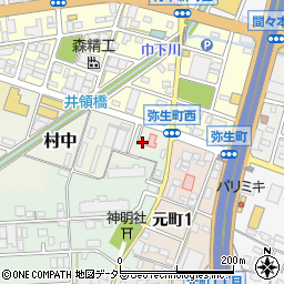 愛知県小牧市村中28周辺の地図