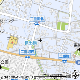 愛知県小牧市二重堀914周辺の地図