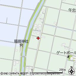 岐阜県羽島市上中町午北224周辺の地図