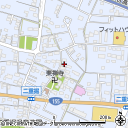 愛知県小牧市二重堀465周辺の地図