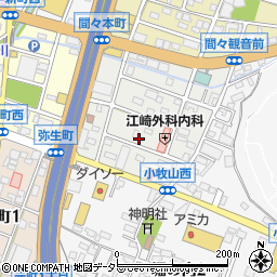 愛知県小牧市曙町73周辺の地図