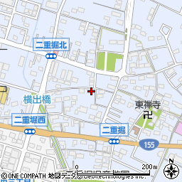 愛知県小牧市二重堀955周辺の地図