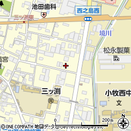 愛知県小牧市三ツ渕1681周辺の地図