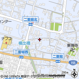 愛知県小牧市二重堀954周辺の地図