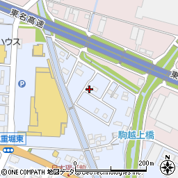 愛知県小牧市二重堀58-4周辺の地図