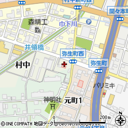 愛知県小牧市村中27-1周辺の地図