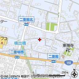 愛知県小牧市二重堀956周辺の地図