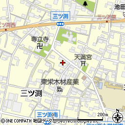 愛知県小牧市三ツ渕578周辺の地図