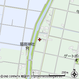 岐阜県羽島市上中町午北222周辺の地図