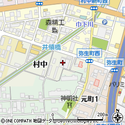 愛知県小牧市村中31周辺の地図