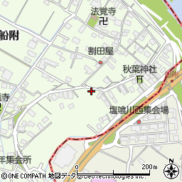 船附紺屋敷公民館周辺の地図