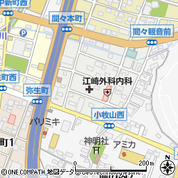 愛知県小牧市曙町74周辺の地図