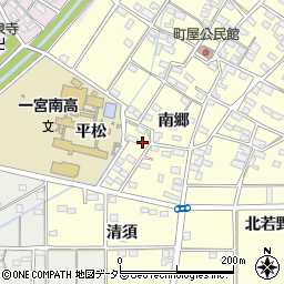 愛知県一宮市千秋町町屋南郷16周辺の地図