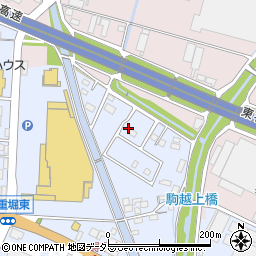 愛知県小牧市二重堀57周辺の地図