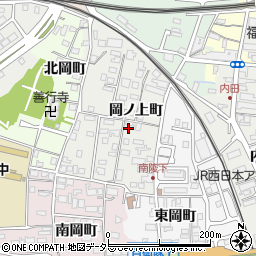 京都府福知山市岡ノ上町63周辺の地図