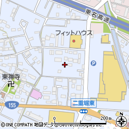 愛知県小牧市二重堀172-3周辺の地図