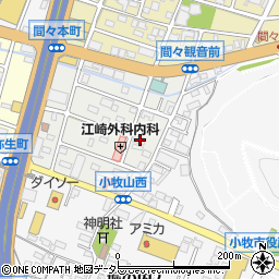 愛知県小牧市曙町67周辺の地図