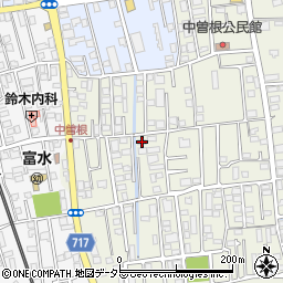 神奈川県小田原市中曽根33周辺の地図