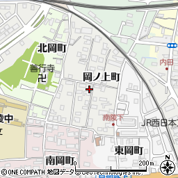 京都府福知山市岡ノ上町62周辺の地図