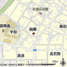 愛知県一宮市千秋町町屋南郷1266周辺の地図