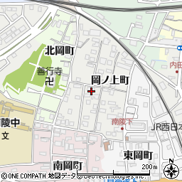 京都府福知山市岡ノ上町周辺の地図