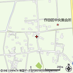 千葉県いすみ市作田周辺の地図